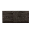Tyler 88 Inch Classic Rectangular Dining Table, Rubberwood, Charcoal Gray