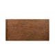 Paige Dining Table | 84" | Solid Wood | Sled Base | Natural Brown