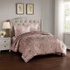 Jay Twin Comforter Set | 2 Piece | Polyester Velvet | Deluxe Texture | Pink