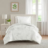 Jay Twin Comforter Set | 2 Piece | Polyester Velvet | Deluxe Texture | White