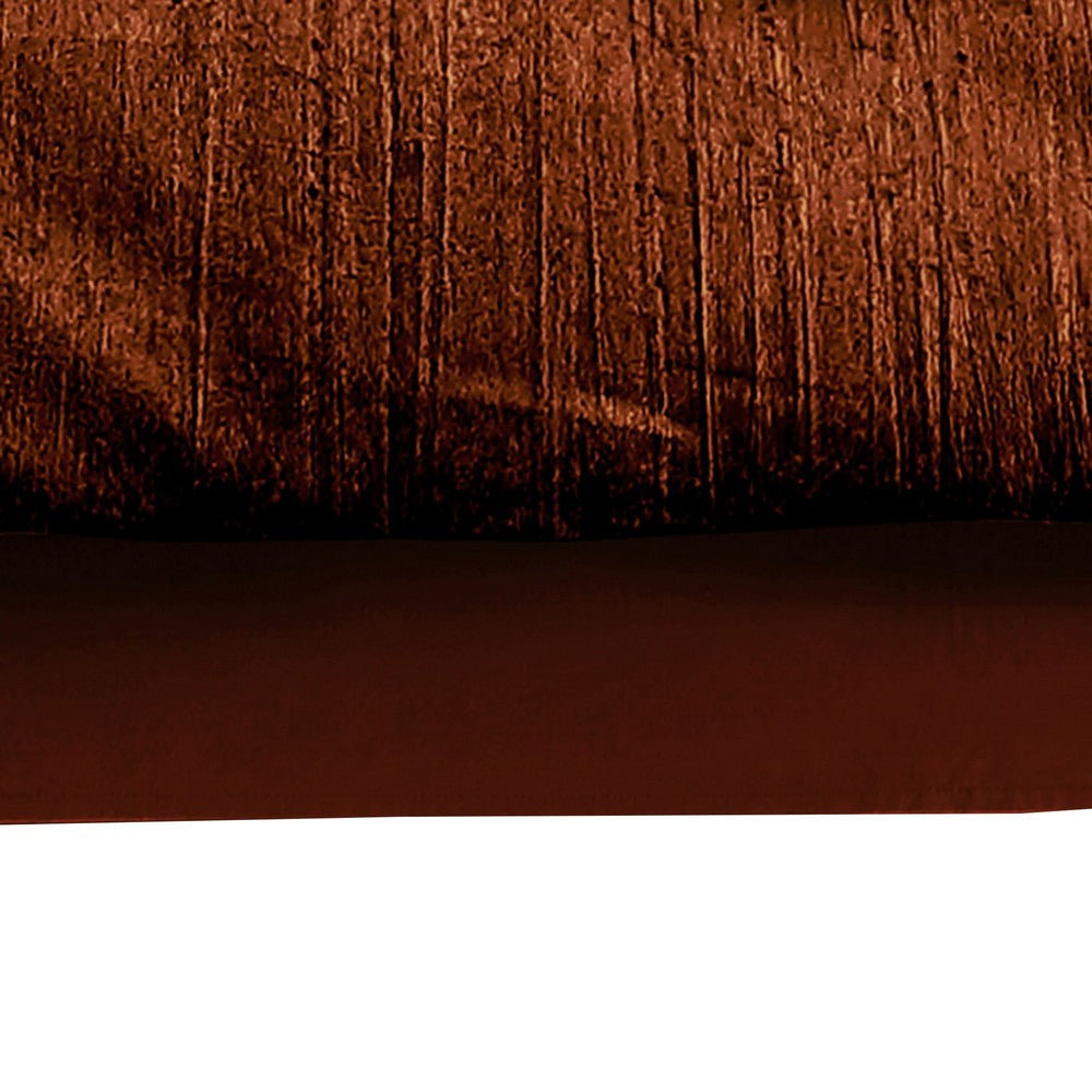 Jay 7 Piece King Comforter Set Copper Polyester Velvet Deluxe Texture BM283900