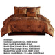 Jay 7 Piece King Comforter Set Copper Polyester Velvet Deluxe Texture BM283900