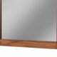 37 x 40 Rectangular Dresser Mirror, Mahogany Wood, Rustic Brown Frame
