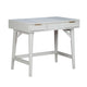 Rexi 36 Inch 2 Drawer Bedroom Vanity Desk, Includes Flip Top Mirror, White