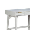Rexi 36 Inch 2 Drawer Bedroom Vanity Desk, Includes Flip Top Mirror, White