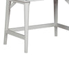 Rexi 36 Inch 2 Drawer Bedroom Vanity Desk, Includes Flip Top Mirror, White