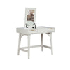 Rexi 36 Inch 2 Drawer Bedroom Vanity Desk, Includes Flip Top Mirror, White