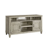 Eva 54 Inch TV Media Entertainment Center Console, Medium, 2 Door Soft Beige
