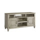 Eva 54 Inch TV Media Entertainment Center Console, Medium, 2 Door Soft Beige