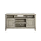 Eva 54 Inch TV Media Entertainment Center Console, Medium, 2 Door Soft Beige