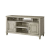 Eva 54 Inch TV Media Entertainment Center Console, Medium, 2 Door Soft Beige