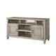 Eva 54 Inch TV Media Entertainment Center Console, Medium, 2 Door Soft Beige