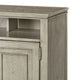Eva 54 Inch TV Media Entertainment Center Console, Medium, 2 Door Soft Beige