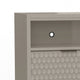 Rexi 64 Inch TV Media Entertainment Center Console, 3 Drawers, Taupe Gray