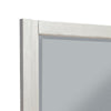 Rue 37 x 40  Rectangular Dresser Mirror, Mahogany Wood Frame, Light Gray