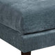 Rio Modular Ottoman | 32’’ | Box Cushion Seat | Wood Legs | Slate Blue Fabric BM284327