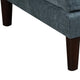 Rio Modular Ottoman | 32’’ | Box Cushion Seat | Wood Legs | Slate Blue Fabric BM284327