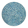 Ivy Accent Table Stool | 20’’ | Mosaic Tile | White Blue BM284768