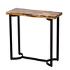 Console Table | 36" | Industrial | Plank Top | Black Frame