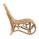 Lounge Chair | 35’’ | Retro Style | Rattan | Natural Brown BM284789