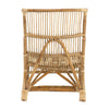Lounge Chair | 35’’ | Retro Style | Rattan | Natural Brown BM284789