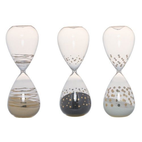 Doug Hourglass Decor | Set of 3 | 60 Minute | Colored Sand