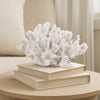 Lily Accent Sculpture | 9" | Faux Coral | Polyresin | White