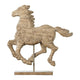 Don Horse Figurine | 15" | Table Accent | Brown Polyresin Metal