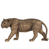 Don Tiger Figurine | 12" | Stalking Pose | Brown Polyresin