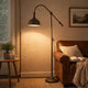 Floor Lamp | 67" | Iron | Adjustable Arm | Antique Black