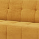 Convertible Sofa Bed | 79’’ | Tufted Cushions | Yellow BM285049