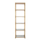 Wall Shelf | 71" | 6 Tier | Glass Shelves | Iron Frame | Gold
