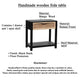 Rosette 22 Inch Side End Table, Natural Brown Rattan Front Drawer, Open Shelf, Black Mango Wood Frame By The Urban Port