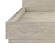 Joni Modern Wood King Platform Bed Frame Tall Headboard Low Profile Gray