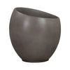 Shae Planter | 11" | Medium | Angled Rim | Concrete | Gray