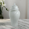 Deva Ginger Jar | 20" | Medium Porcelain | Glossy White Finish