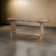 Console Table | 87" | Live Edge Wood | Rustic Brown