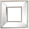 18 14 11 Inch Modern Accent Wall Mirror Set of 3 Varied Shapes Silver By Casagear Home BM285569