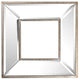 18 14 11 Inch Modern Accent Wall Mirror Set of 3 Varied Shapes Silver By Casagear Home BM285569