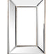 18 14 11 Inch Modern Accent Wall Mirror Set of 3 Varied Shapes Silver By Casagear Home BM285569