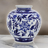 Blue, White