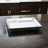Inez Decorative Tray | 20" | Glass | Silver Mirror | Wall Hang