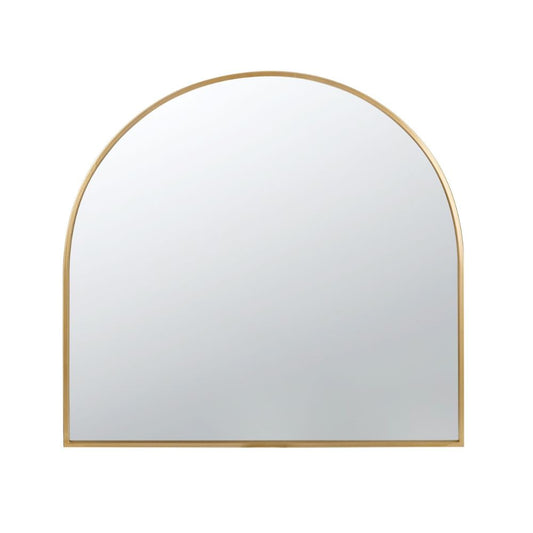 Cod Wall Mirror | 33" | Modern | Arched Gold Metal Frame