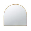 Cod Wall Mirror | 33" | Modern | Arched Gold Metal Frame