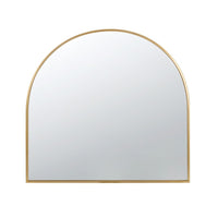 Cod Wall Mirror | 33" | Modern | Arched Gold Metal Frame