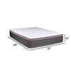 Cari 12 Inch Hybrid California King Mattress Gel Memory Foam Pocket Coils By Casagear Home BM286344