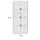 Elk Wall Mirror | 47" | Rectangular | Baroque Metal Frame | Black