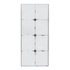 Elk Wall Mirror | 47" | Rectangular | Baroque Metal Frame | Black