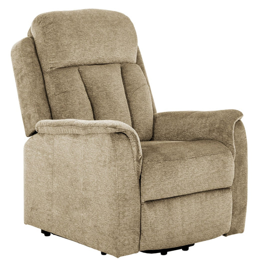 38 Inch Rocker Recliner, Gray Fabric Upholstery, Coil and Foam Seating By Casagear Home