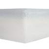 Que 6 Inch Full Size Memory Foam Mattress Gel Infused Fabric Upholstery By Casagear Home BM286438